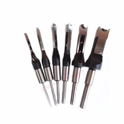 10mm/16mm Metric Square Hole Mortiser Drill Bit Mortising Ch