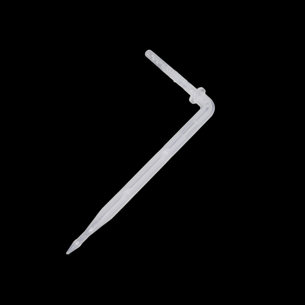 White Curved Arrow Dripper Emitter Bend Arrow Plant Sprinkle