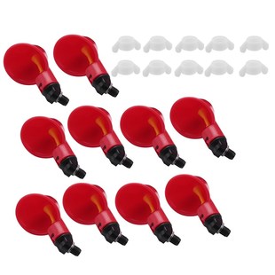 10Pcs Feed Automatic Bird Coop Poultry Chicken Fowl Drinker