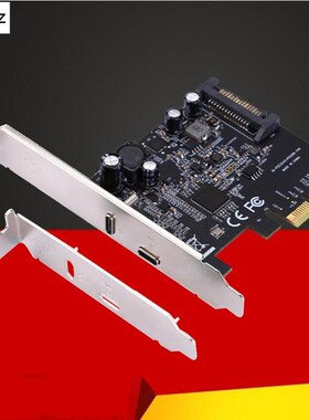 Add On Cards Riser PCI Express X4 3.0 to Type-c 20G Data Tra
