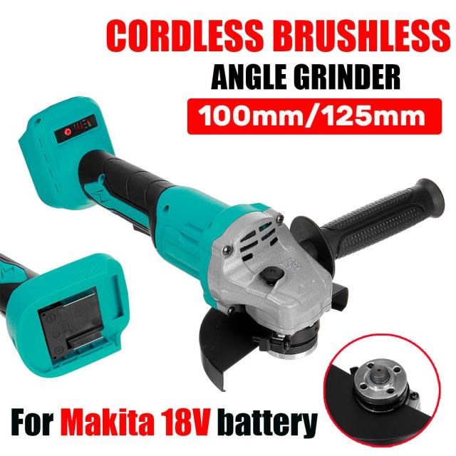 125/100mm Brushless Cordless Impact Angle Grinder Variable S