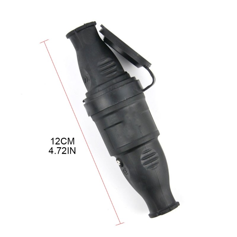 2P+E Drop-proof Rain-proof European Socket Industrial Plug 1