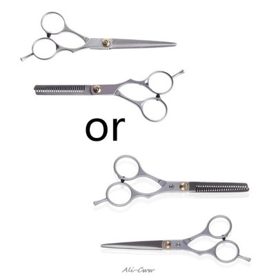 2pcs Professional Hair Cutting Thinning Scissors Shears Barb