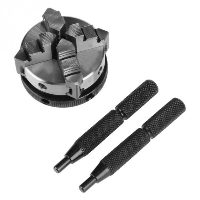 K02-50 50mm Portable 4 Jaw Reversible Self-Centering M14 Thr - 实物图