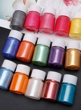15 Colors Mica Powder Epoxy Resin Dye Pearl Pigment Natural