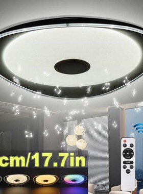 110-220V 45cm RGB LED Ceiling Lights APP bluetooth Speaker M