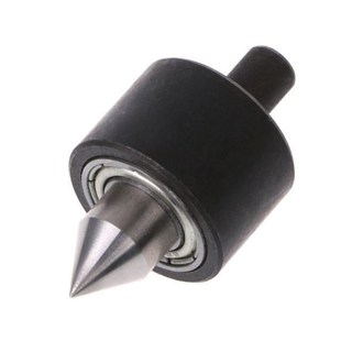 Centre Revolving Black Live Center Head Heads Steel 6mm Shan