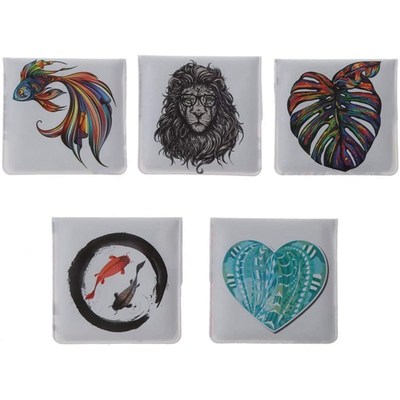 5 Pack Portable Small Ash Pouch Compact Fireproof Ashtray Po