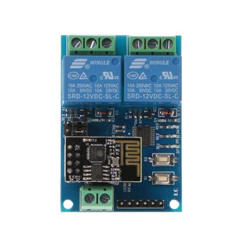 WIFI Relay Module ESP8266 IOT APP Controller 2-Channel 适用
