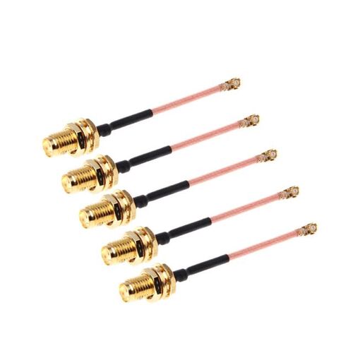 5cm RG178 Extension Cable Gold Plated RF Straight SMA Female