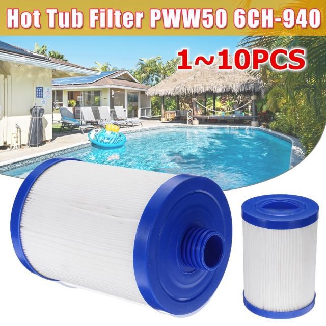 1~10PCS PWW50 6CH-940 Hot Tub Filter for Spa Tubs Kids Child