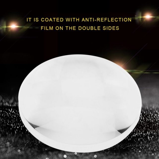 30mm Diameter K9 Optical Glass 100mm Length Double Convex Le