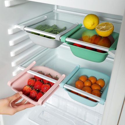 Refrigerator Organizer Drawer Basket Refrigerator Pull-out D