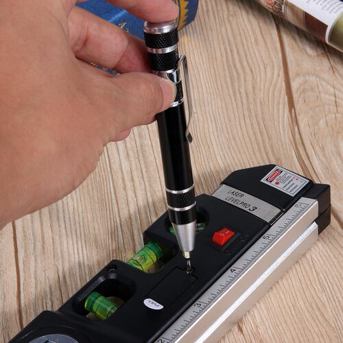 8 in 1 Multifunction Precision Pen Aluminum Alloy Screw Driv