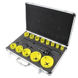16pc Opener Core Dril Hole Hollow Metal Bimetal Set Concrete