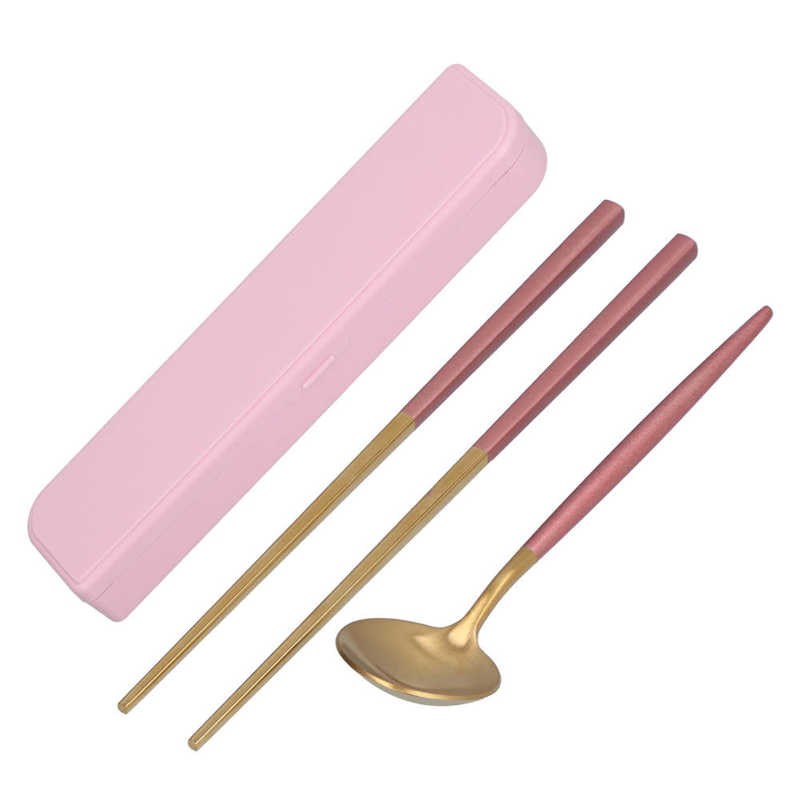Fork Chopsticks Anti Slip Cutlery Set Travel Flatware with S