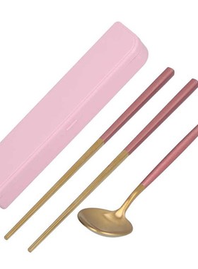 Fork Chopsticks Anti Slip Cutlery Set Travel Flatware with S