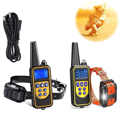 800m Electric Dog Training Collar Pet Remote Control Waterpr