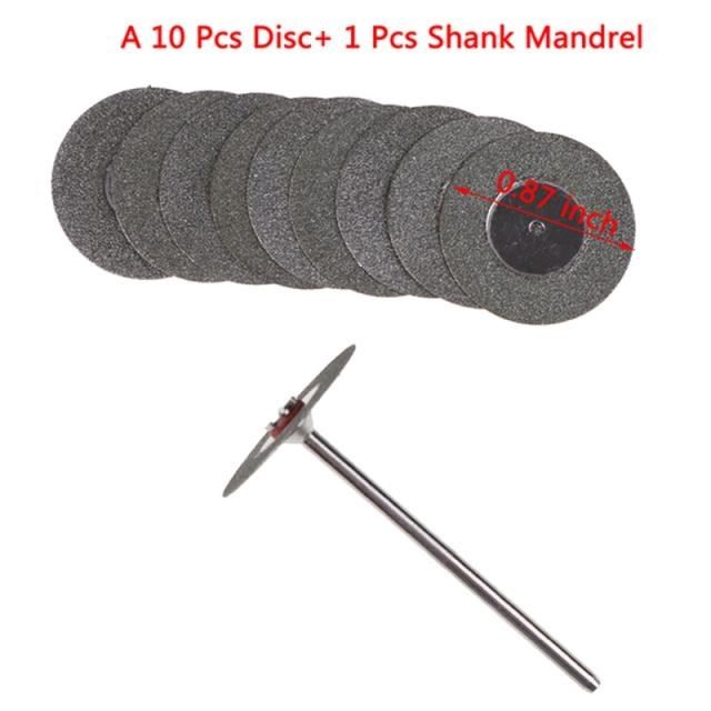 Diamond Cutting Wheels Sand Diamond Cutting Disc with Mandre - 实物图