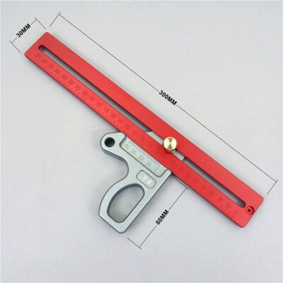 New woodworking tools 45 degree ruler Aluminum Alloy woodwor
