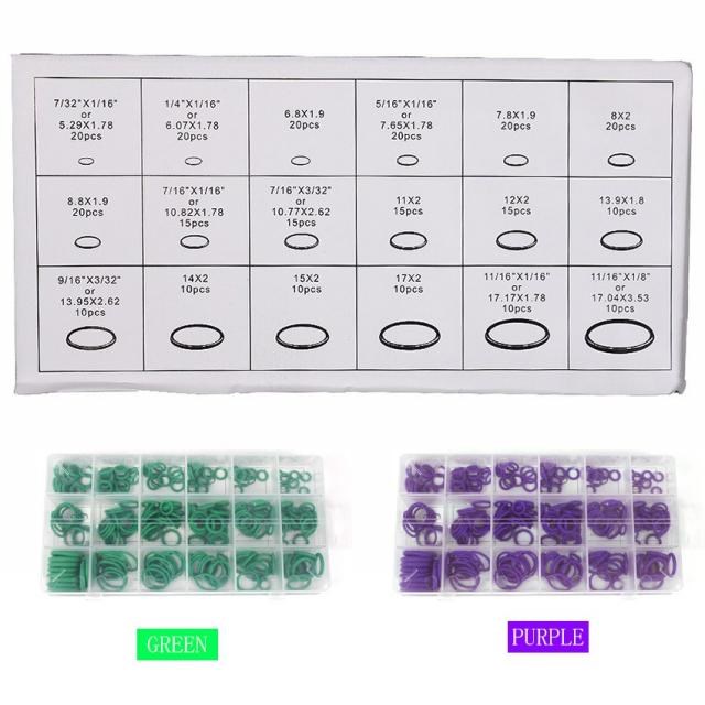 270PCS/Box O Rings Rubber Set of Rings Nitrile Washer Seals