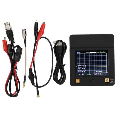 Mini Oscilloscope 2MHz Bandwidth 5M Full-Screen Touching Por
