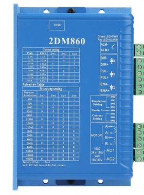 Machifit 2DM860 Stepper Motor Controller Driver 2 Phase Step