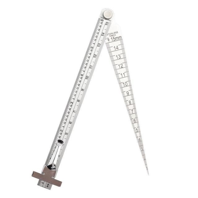 Hot Sale Welding Taper Feeler Gauge Stainless Steel Depth Ho