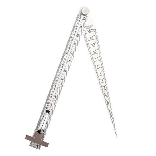 Hot Sale Welding Taper Feeler Gauge Stainless Steel Depth Ho