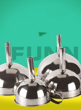 Stainless Steel Funnel Kitchen Oil Liquid Canning Hopper Fil