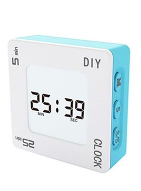 DIY Time Management Pomodoro Timer Creative Square Alarm Clo