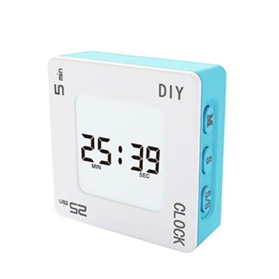 DIY Time Management Pomodoro Timer Creative Square Alarm Clo