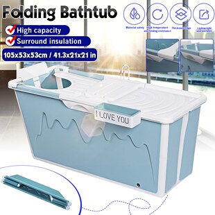 105cm Portable Shower Folding Bathtub Collapsible Household
