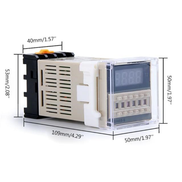 DH48S-S Programmable Digital time relay cycle control NO NC