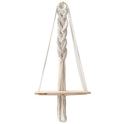 Bohemian Woven Tapestry Shelf Cotton Rope Decoration Hotel L