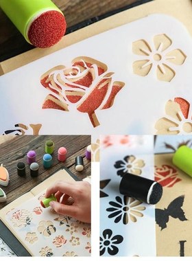 DIY Layering Stencil Painting Scrapbook Coloring Embossing S