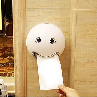 Emoticon ABS Plastic Roll Paper Holder A Variety Of Colors C