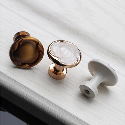 ZENHOSIT Retro Single Hole Cabinet Pulls Zinc Alloy Cabinets