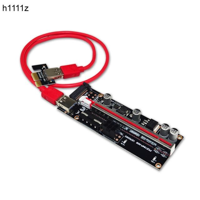 Newest PCI-E Riser 009S Plus PCI-E 1X TO 16X Slot Adapter Ri