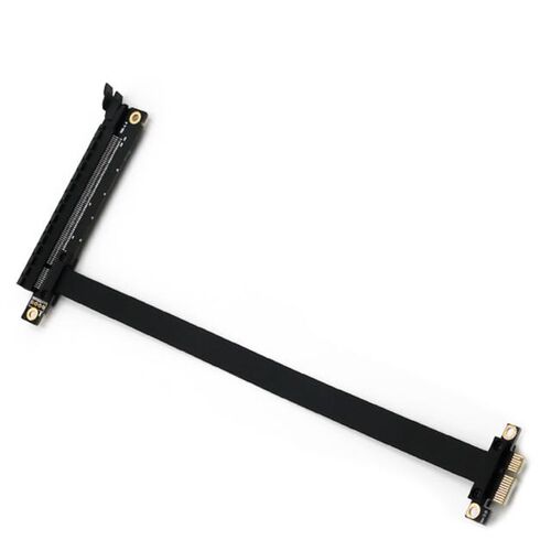 PCIe Flexible Flat PCI-E 1X to 16X Adapter Extension Cable P