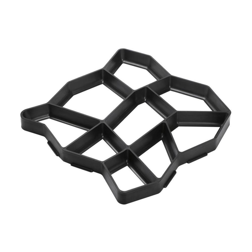 Plastic Manually Path Paving Mold Ice Flower Type Concrete C