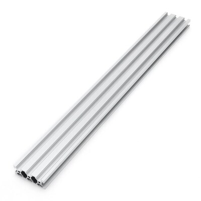 Silver 200mm-1200mm 2060 V-Slot Aluminum Extrusions  Aluminu