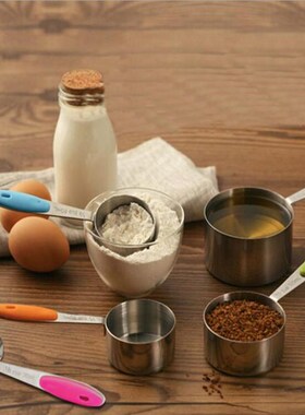 Stainless Steel Measuring Cup Kitchen Measuring Spoon Scoop