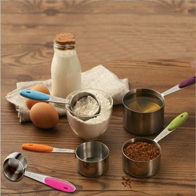 Stainless Steel Measuring Cup Kitchen Measuring Spoon Scoop