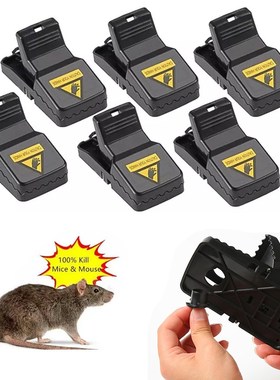 6Pcs/Set Pest Control Reusable Rat Catching Mice Mouse Traps
