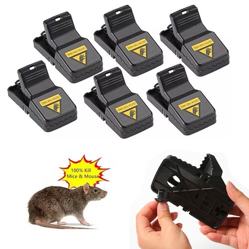 6Pcs/Set Pest Control Reusable Rat Catching Mice Mouse Traps