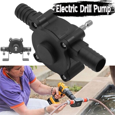 Portable Electric Drill Pump Sinks Aquariums Pool Self Primi
