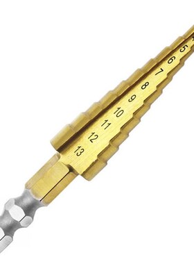 3-13mm HSS Titanium Coated Step Drill Bit Drilling Power Too
