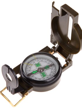 Portable Folding Lens Compass Military Multifunction Compass