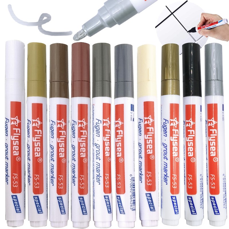 Waterproof Tile Gap Repair Pen White Tile Refill Grout Pen M